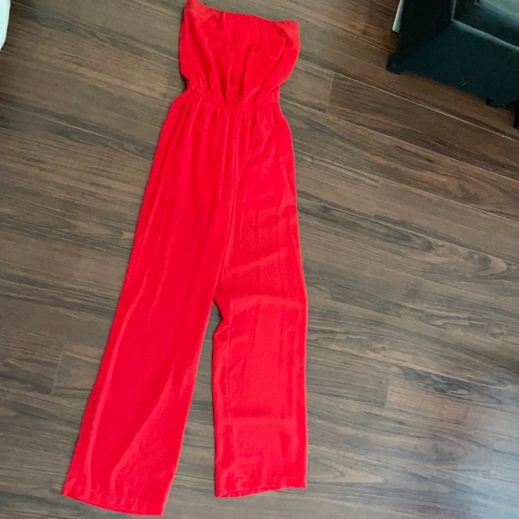 Red Chiffon Jumper - Picture 2 of 7